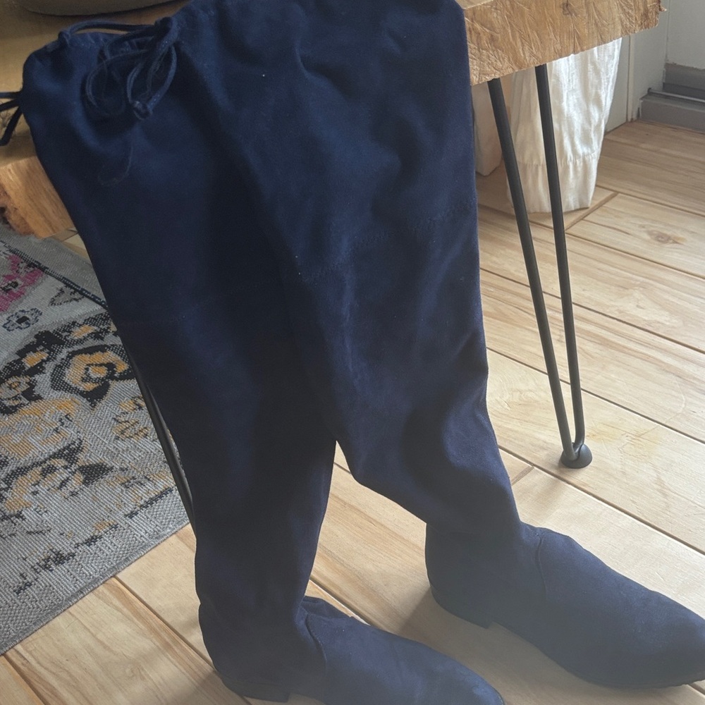 Unisa Black Over-the-Knee Boots